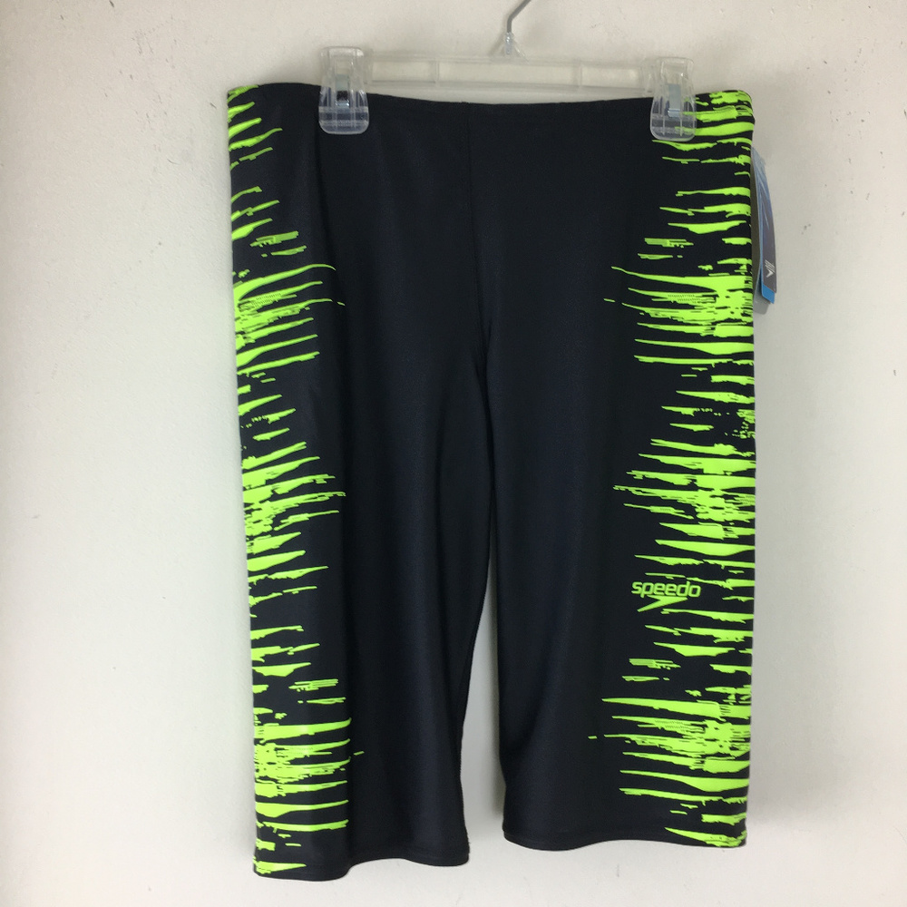 NWT Speedo Pro LT Swim Jammer Shorts Mens Sz 38